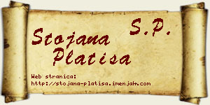 Stojana Platiša vizit kartica